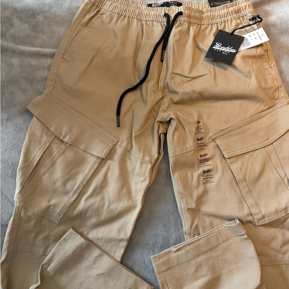 Buffalo David Bitton Men's Beige Cargo Pants